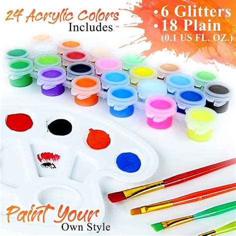 Acrylic Paint Set For Kids With Canvas Cashback Rebates - RebateKey