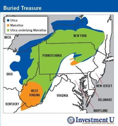 Boundaries of the Utica and Marcellus Shale (Maps) | | Marcellus ...