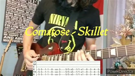 Comatose - Skillet (Guitar lesson w/ tabs and Lyrics) - YouTube