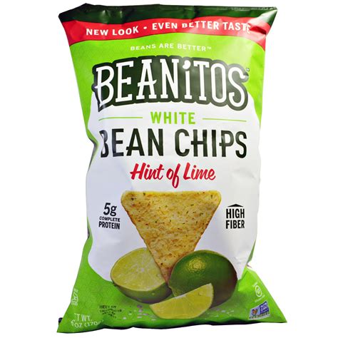 Beanitos, White Bean Chips, Hint of Lime, 6 oz (170 g) - iHerb