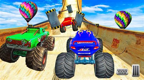 Juegos de Carros - Monster Truck Ramp Stunts - Carreras de Autos ...