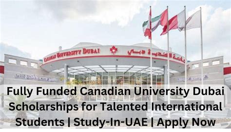 Fully Funded Canadian University Dubai Scholarships For Talented ...