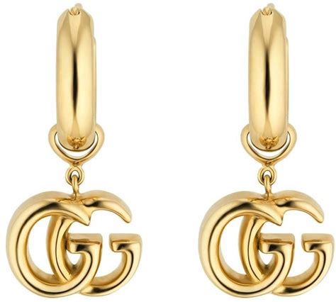 Gucci 18K Yellow Gold Hoop Women's Earrings YBD58201700100U