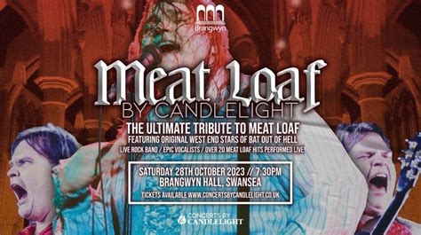 Meatloaf by Candlelight at Brangwyn Hall, Swansea, Brangwyn Hall ...