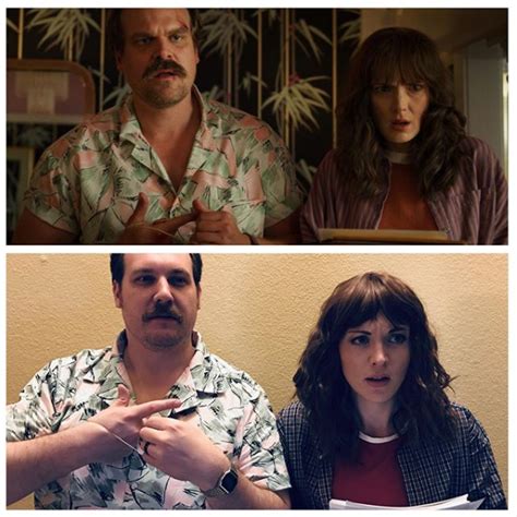 Hopper and Joyce are ready to party : r/StrangerThings