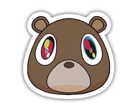 Kanye West Bear Vinyl Decal Sticker | Kanye west bear, Graphic tshirt ...