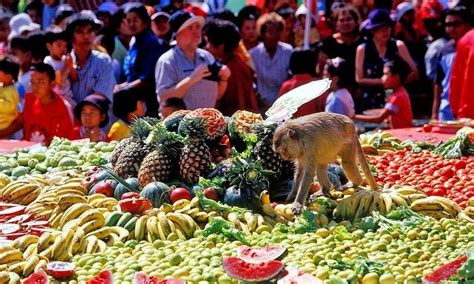 Monkey Buffet Festival Lopburi Thailand 2024 - Travel Begins at 40