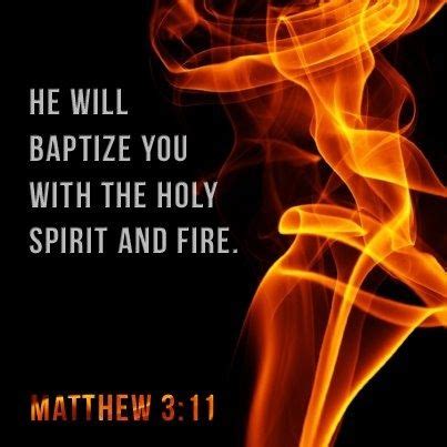 Scriptures On Fire Of The Holy Spirit