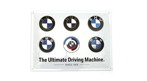 Metal sign BMW - Logo Evolution for BMW R 1250 GS & R 1250 GS Adventure ...