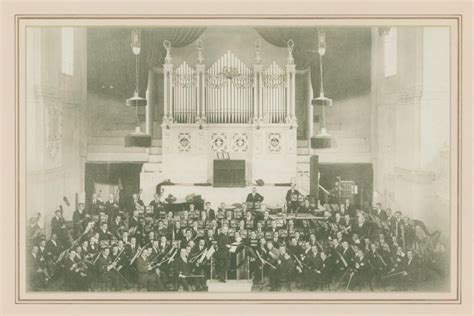 LA SCALA ORCHESTRA WITH TOSCANINI - Matted Photograph of the La Scala