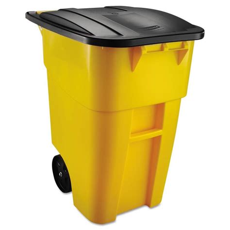 Rubbermaid Commercial Products Brute 50-Gallon Yellow Plastic ...