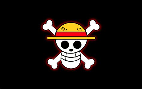 Strawhat Pirates logo, anime, One Piece, skull and bones, skull HD ...