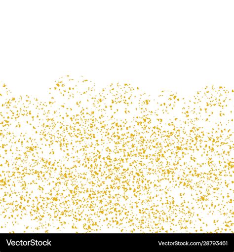 Gold glitter dot and white empty background Vector Image