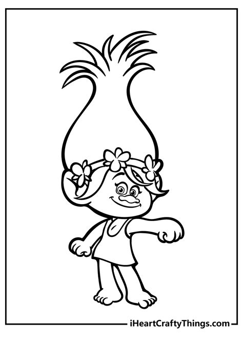 Free Trolls Coloring Pages