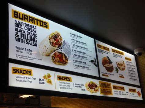 Menu Boards - Franklin Sign Company