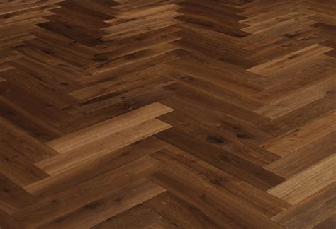 Engineered Herringbone European Oak Parquet Block Wood Floors Brushed ...