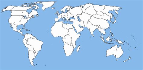 Coloring World Map With Countries