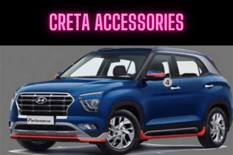 Hyundai Creta 2022 Accessories Price list, New Creta Luxury ...