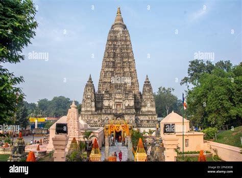 Mahabodhi Temple | Bodh Gaya, India Stock Photo - Alamy