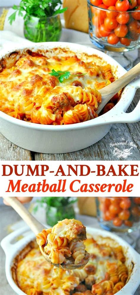 Dump and Bake Meatball Casserole | Recipe | Meatball casserole, Recipes ...