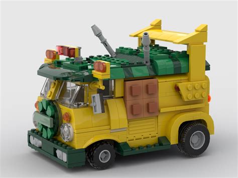 LEGO MOC Turtle Van Party Wagon TMNT by legobymunzy | Rebrickable ...