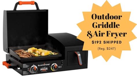 Blackstone Outdoor Griddle w/ Electric Air Fryer $192 :: Southern Savers