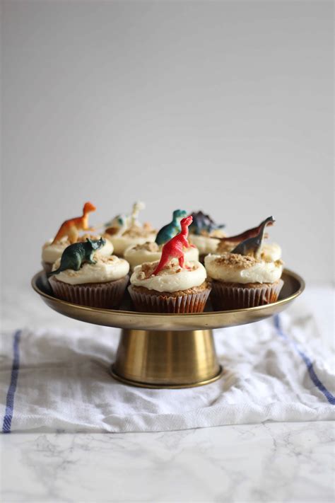 Easy Dinosaur Cupcakes - The Baker Chick