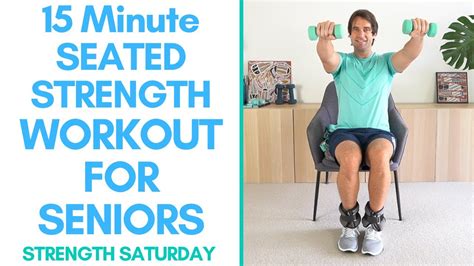 Full Strength Workout For Seniors (15 Minutes - Seated - Equipment ...