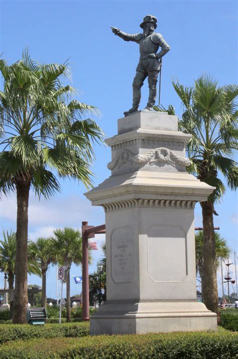 Ponce de Leon Statue - St. Augustine, FL - a photo on Flickriver