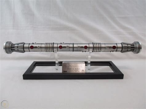 Master Replicas DARTH MAUL Lightsaber 1:1 Full Size Prop TPM Star Wars ...