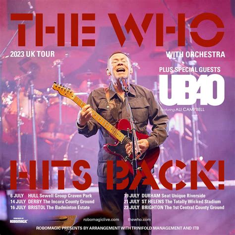 The Who Hits Back! summer 2023 UK tour begins today! - The Who