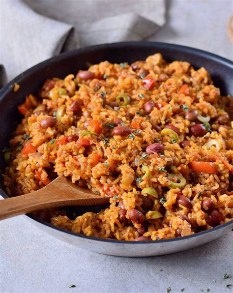 Spanish Rice And Beans | Easy Recipe - Elavegan