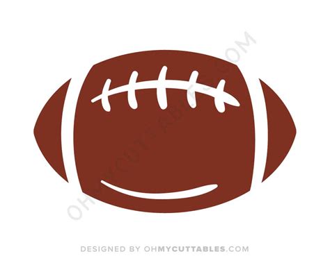 Football SVG Free • OhMyCuttables