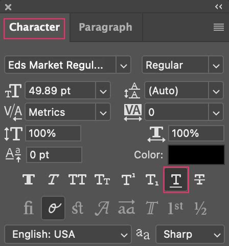 2 Ways to Underline Text with Custom Styles in Photoshop