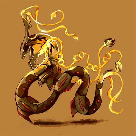 Shiny Mega Rayquaza by Creaturey on DeviantArt