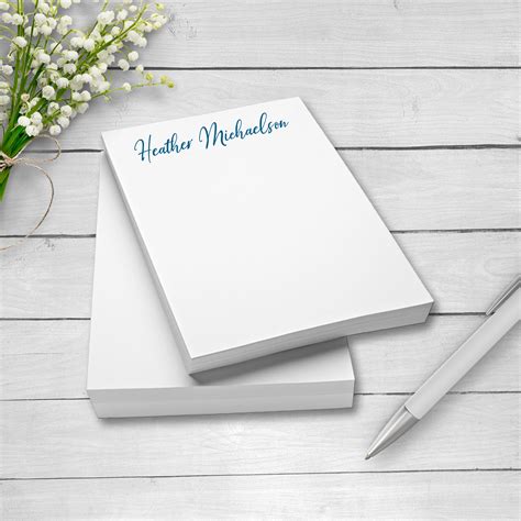 Personalized Note Pads, Glued Note Pads, Personalized Notepads, Custom ...