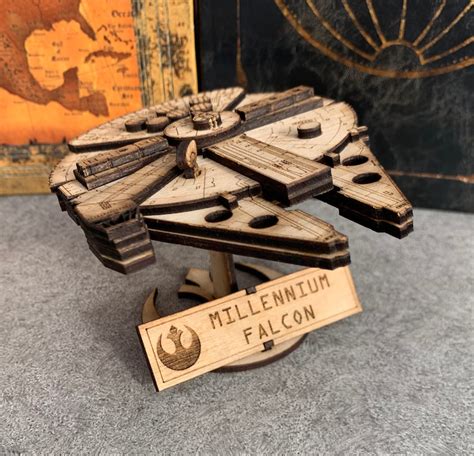 Star Wars Millennium Falcon 3d Puzzle Model Gift for Him - Etsy