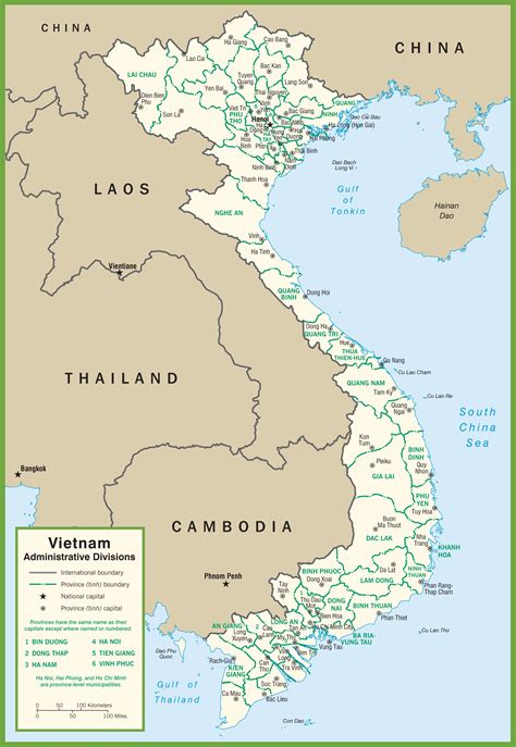 Vietnam political map - Ontheworldmap.com