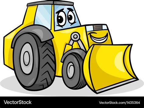 Cartoon Bulldozer Image