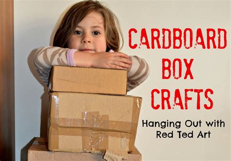 20 Cardboard Box Craft Ideas - Red Ted Art's Blog