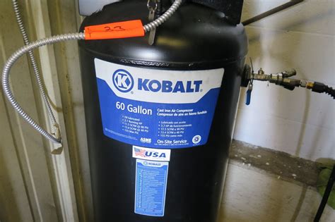 Kobalt 60 Gallon Oil Lubricated Cast Iron Air Compressor