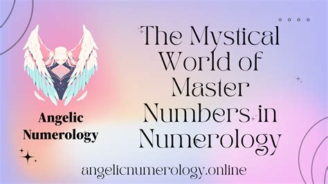 Master Numbers - Angelic Numerology