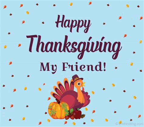 70+ Happy Thanksgiving Messages For Friends - WishesMsg