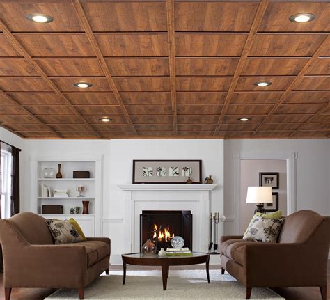 Contemporary Wood Plank Ceiling