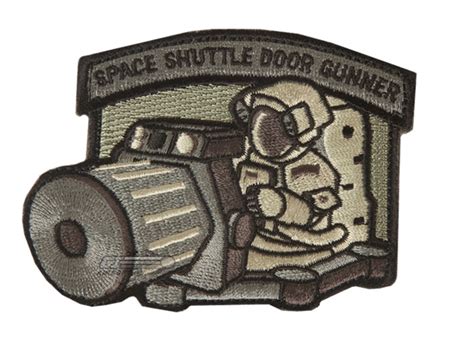 Mil-Spec Monkey Shuttle Door Gunner Patch ( ACU )