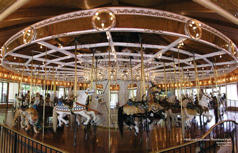 Riverfront Park Loof Carousel, Spokane, Washington. It was built in ...