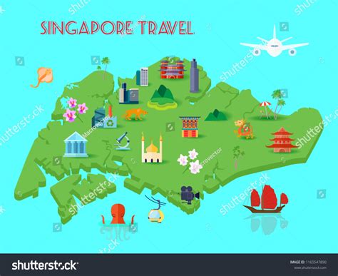 Singapore Tourist Map Royalty-Free Images, Stock Photos & Pictures ...