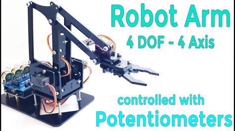 Robotics Industrial & Scientific 4 DOF Wooden Wood Robotic Arm Wood ...