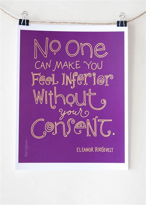 Eleanor Roosevelt Quote Digital Print Mini Poster | Etsy