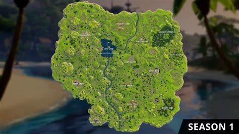 Fortnite Chapter 1 Season X Map